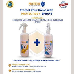 Dengue Mosquitos + Cockroaches, Bed Bugs. lizard Spray (pack of 2)